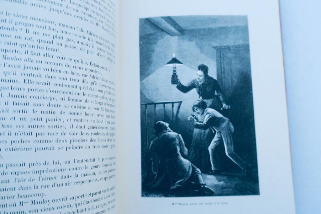 Illustriertes Buch mit Holzstichen