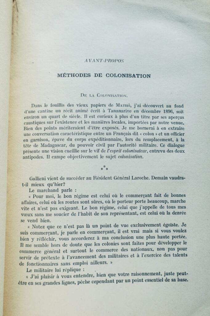 Colonial Military Career in French Territories