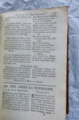 Complete Paroissien, Latin-French 1806 – Image 8