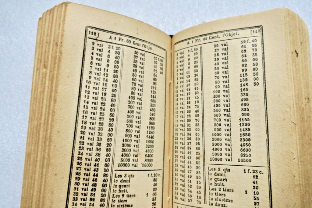 Comptes-faits de Barême en francs et centimes précédés d’une instruction