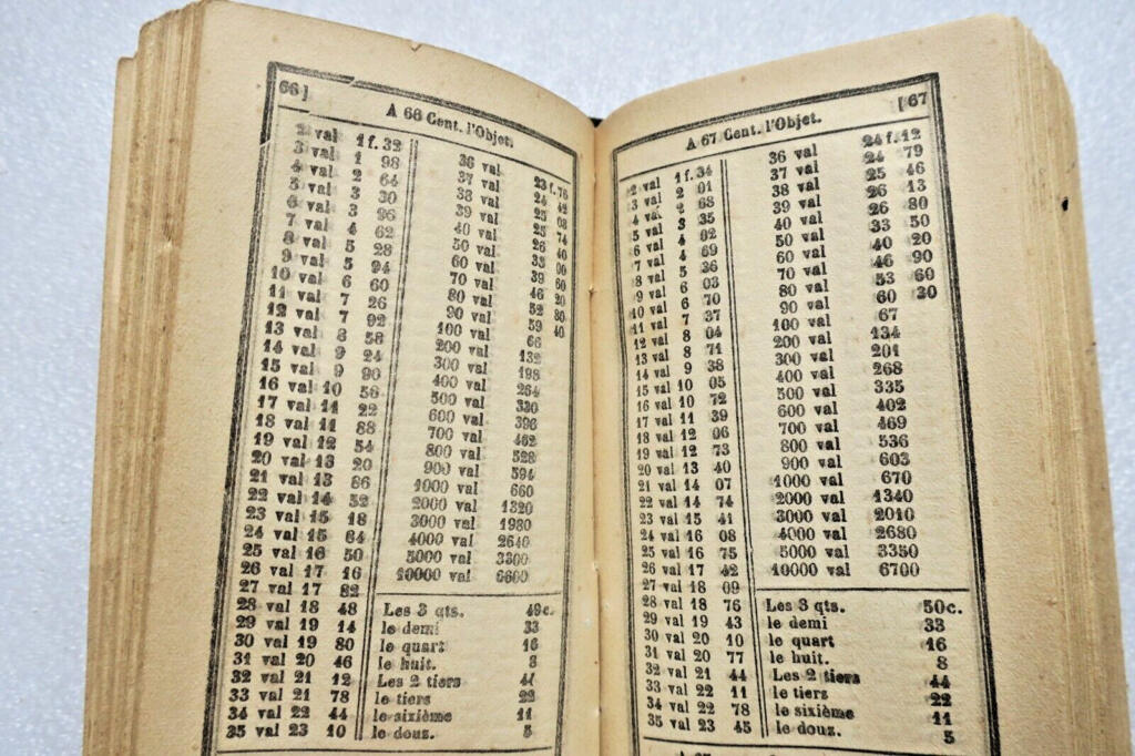 Comptes-faits de Barême en francs et centimes précédés d’une instruction