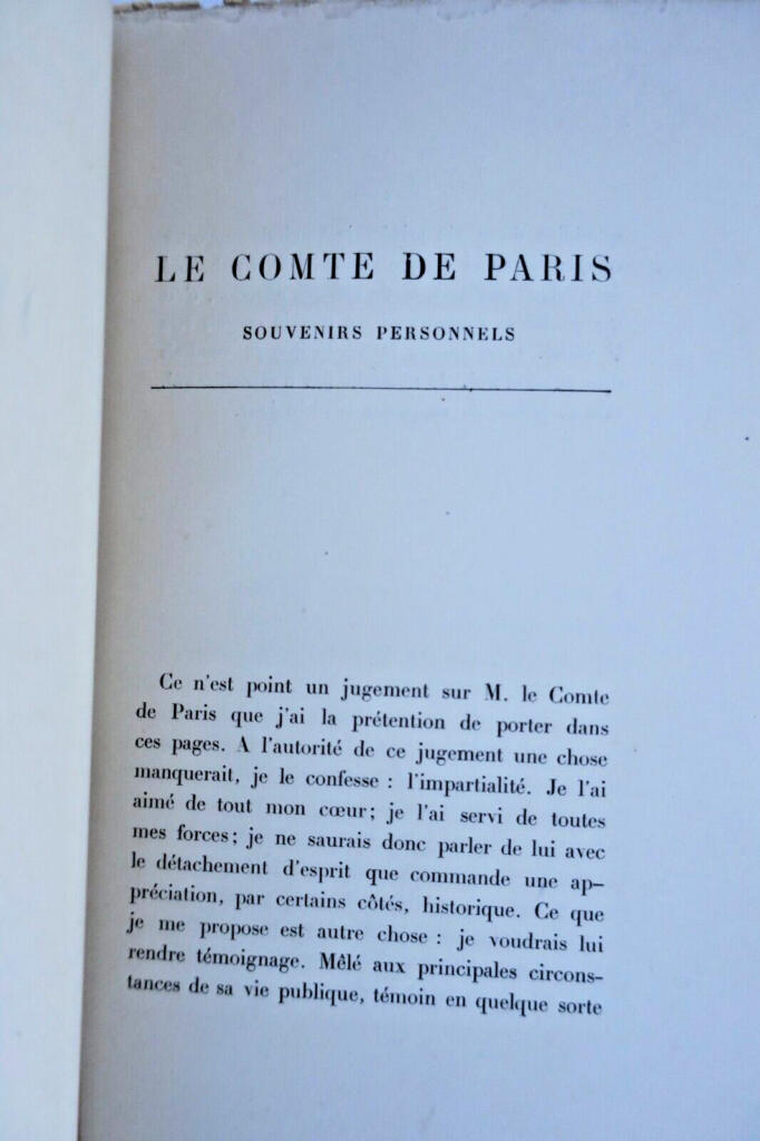 Persönliche Erinnerungen des Herzogs von Paris