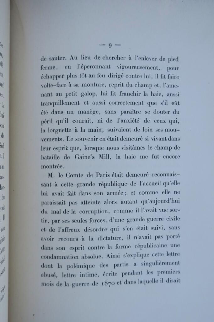 Persönliche Erinnerungen des Comte de Paris