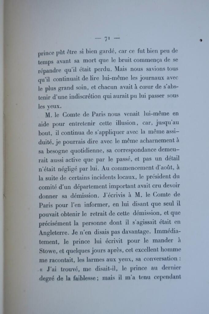 Persönliche Erinnerungen des Comte de Paris