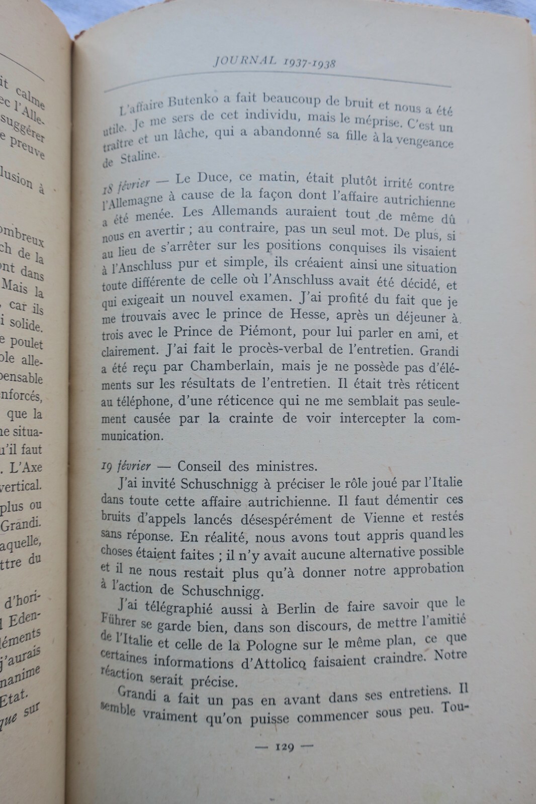 Political Journal from 1937-1938 - Image 4