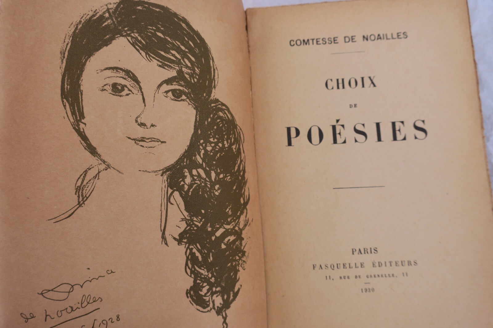 Auswahl an Gedichten von Comtesse de Noailles<span class="lla-card-orig-wrap"><span class="lla-card-orig">❦ Comtesse de Noailles Choix de poésies de la comtesse de Noailles</span></span> - La Librairie Antique