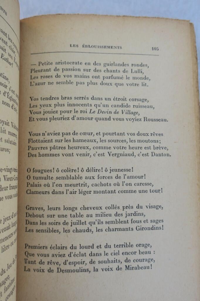 Poetry selections from Comtesse de Noailles