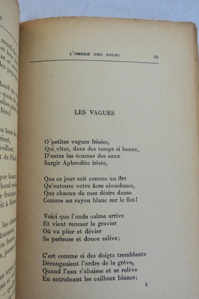 Poetry selections from Comtesse de Noailles