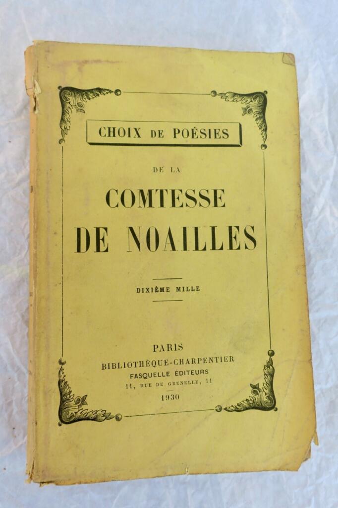 Poetry selections from Comtesse de Noailles