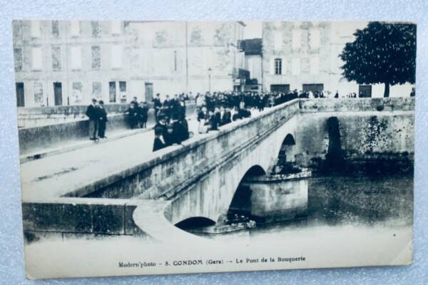 CONDOM 32 GERS condom le pont de bouquerie 1915