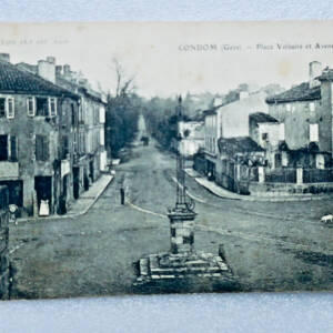 CONDOM 32 GERS condom place Voltaire & avenue d'Agen 1906