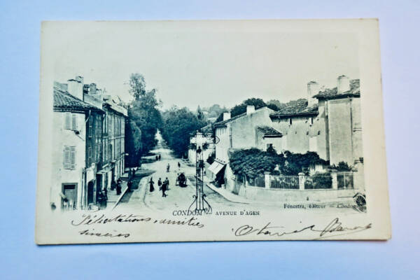 condom avenue d'Agen 1903 Gers 32