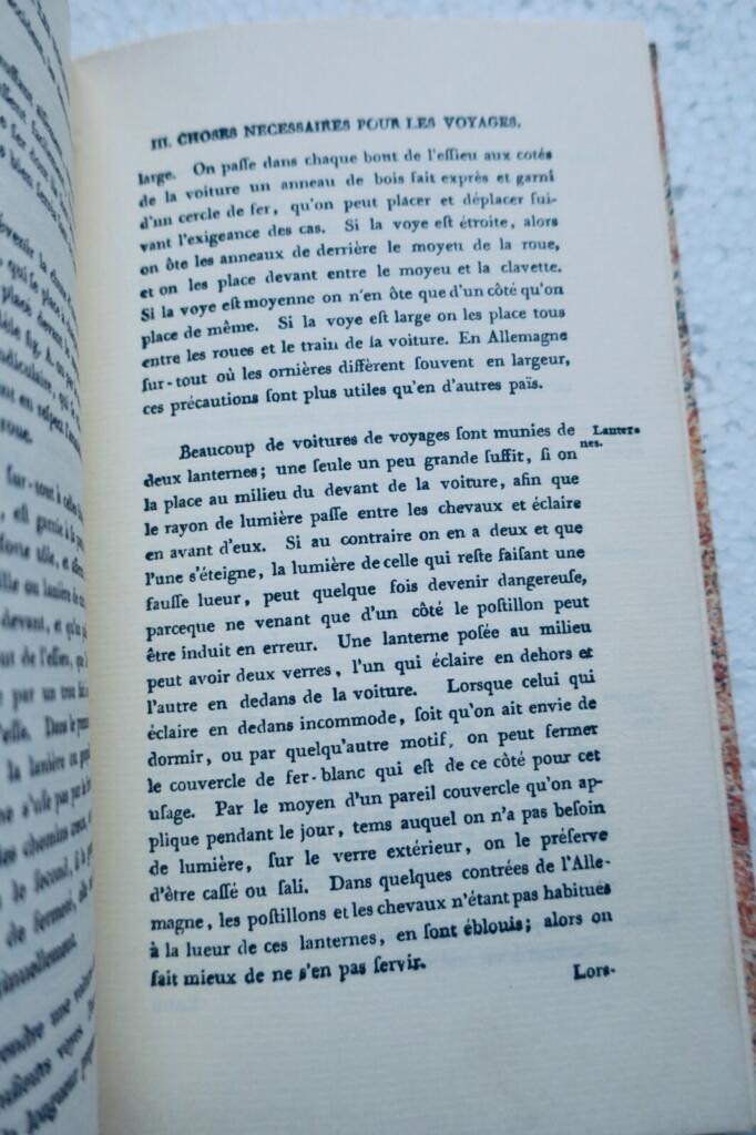 Conseils aux touristes de 1793