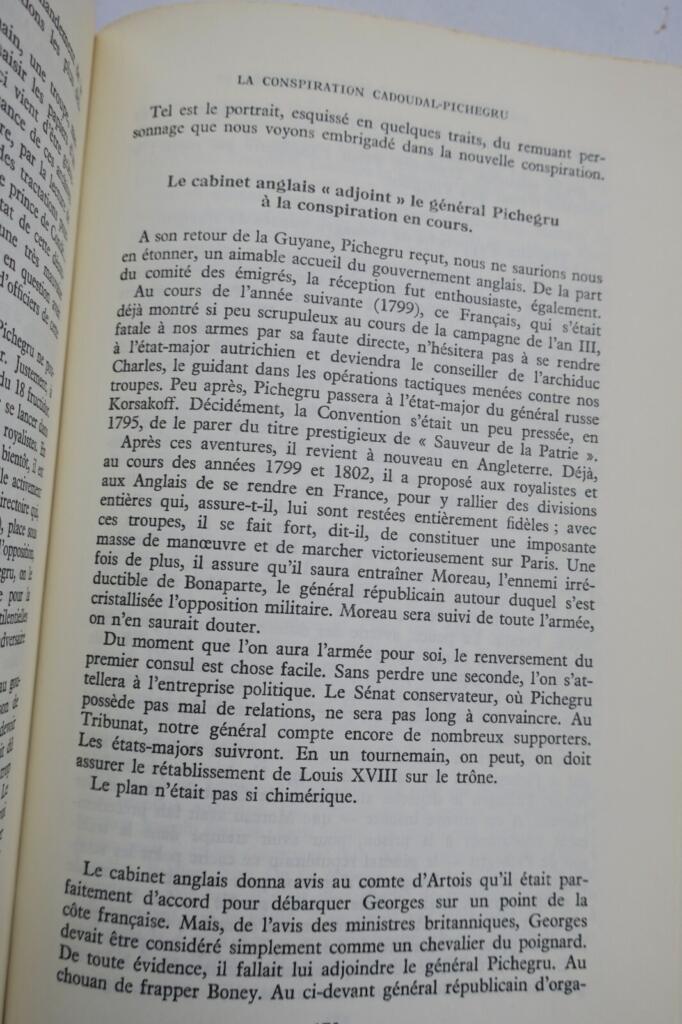 CONSPIRATEURS AU TEMPS DE NAPOLEON 1Er