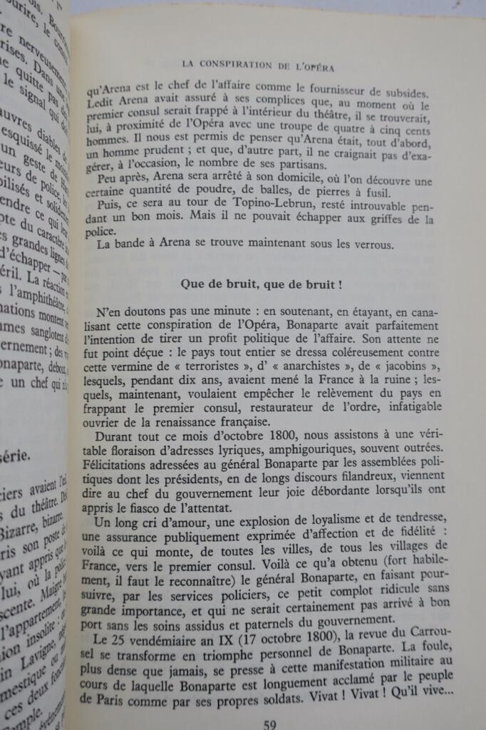 CONSPIRATEURS AU TEMPS DE NAPOLEON 1Er