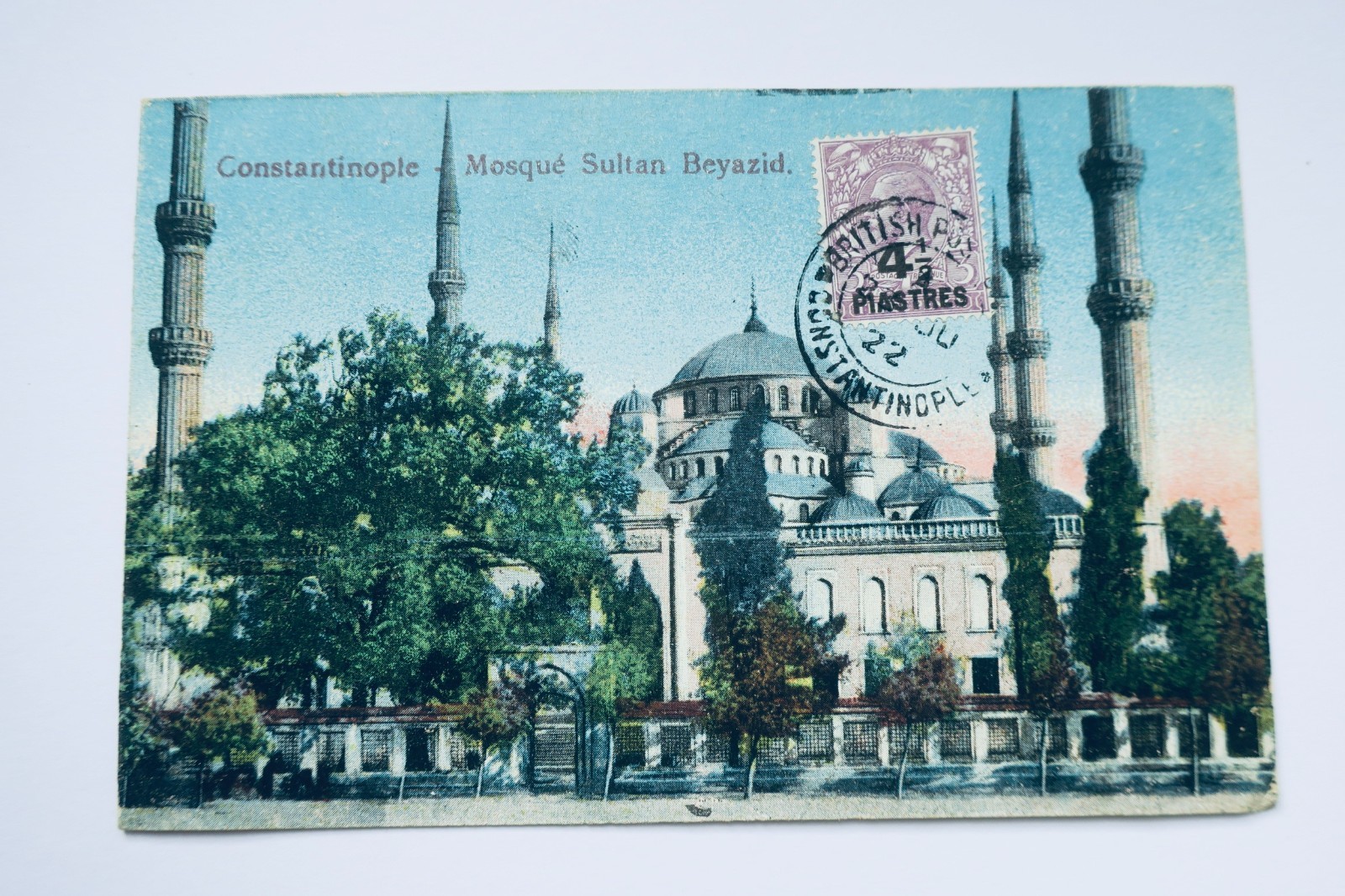 Beyazid Mosque, Constantinople<span class="lla-card-orig-wrap"><span class="lla-card-orig">❦ Constantinople mosquée du Sultan Beyazid 1922</span></span> - La Librairie Antique