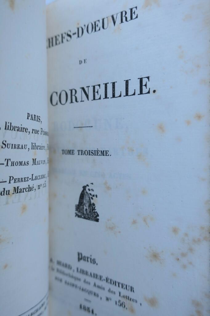 CORNEILLE Pierre Chefs-d&rsquo;oeuvre dramatiques de P. Corneille 1831