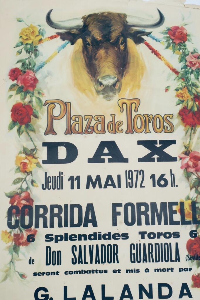 Corrida DAX corrida de Toros & plaza de Toros 2 affiches 1972