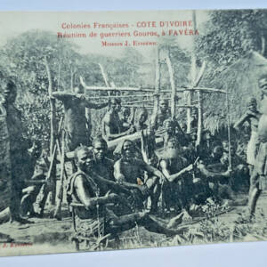 Côte-d'Ivoire réunion des guerriers Gouros