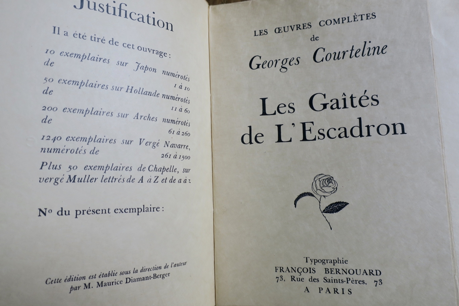 全7巻の作品集<span class="lla-card-orig-wrap"><span class="lla-card-orig">❦ COURTELINE oeuvres Bernouard sur Japon/Arches</span></span> - La Librairie Antique