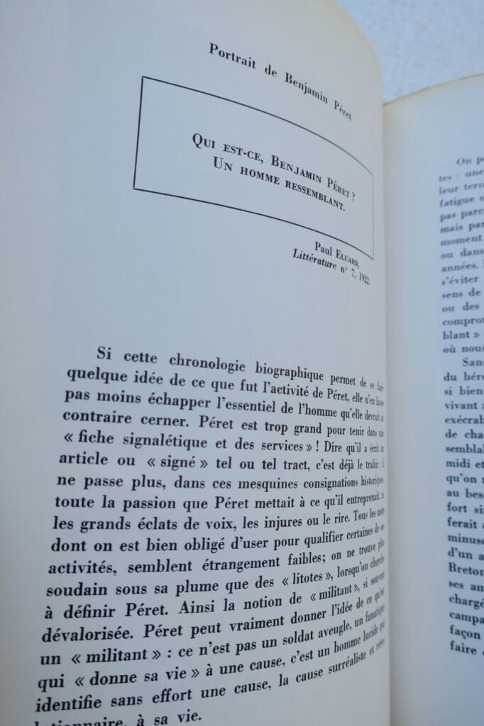 Introduction to Benjamin Péret's Works
