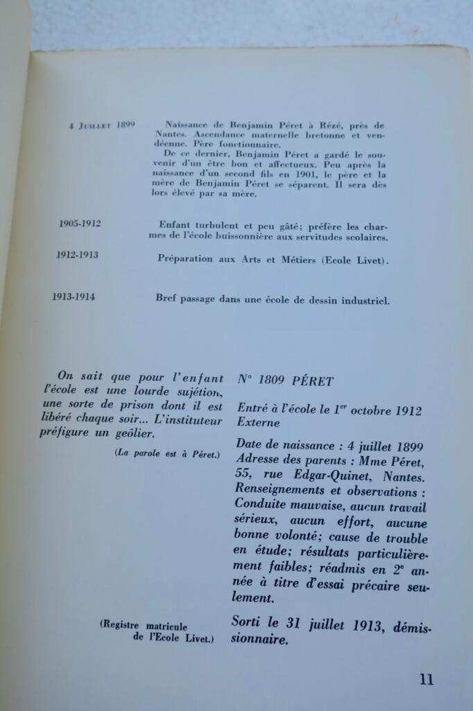 Introduction to Benjamin Péret's Works
