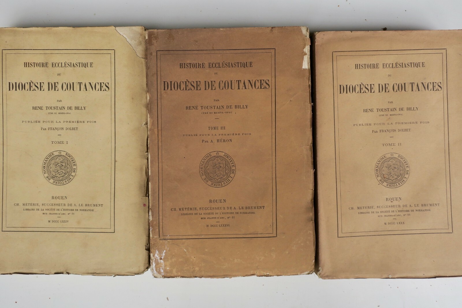 Coutances Histoire ecclésiastique du Diocèse de Coutances 1874 – Image 8