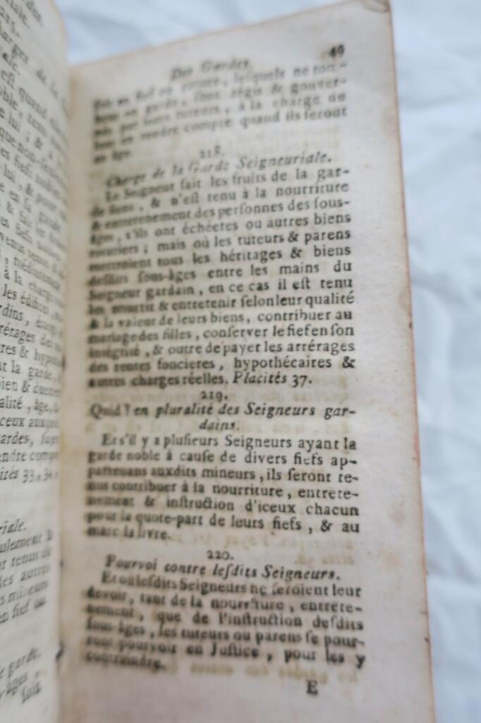 Normandy customs, edicts and judicial decisions