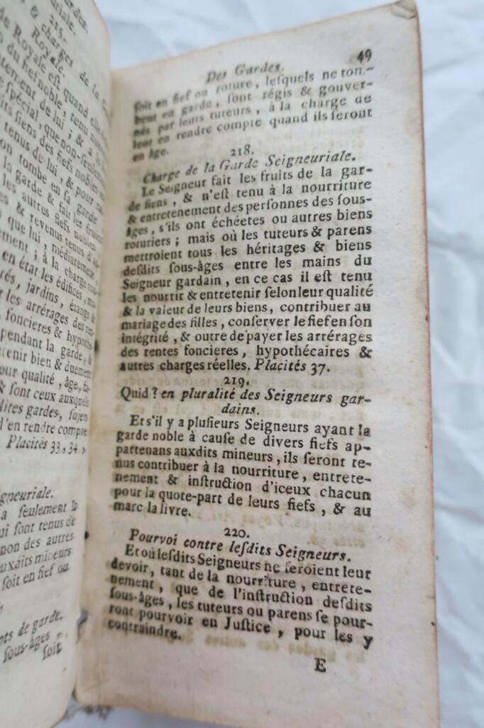 Normandy customs, edicts and judicial decisions