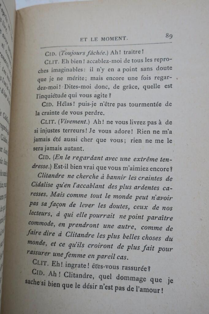 CREBILLON LE FILS LA NUIT ET LE MOMENT ou les matines de cythère 1881