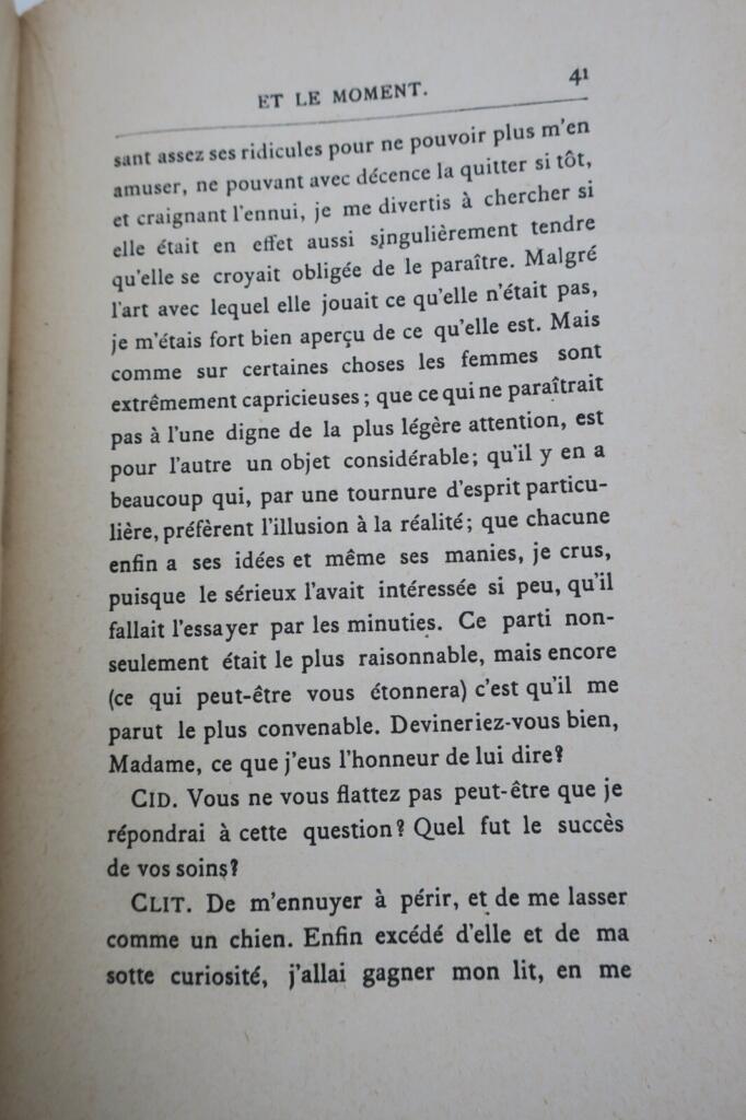 CREBILLON LE FILS LA NUIT ET LE MOMENT ou les matines de cythère 1881