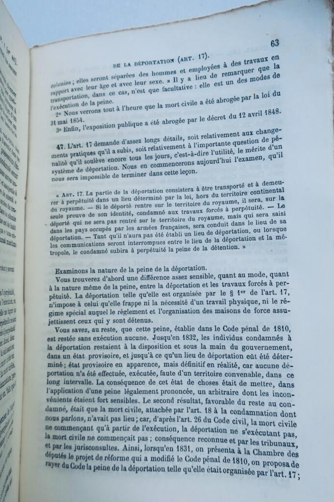 Lessons on Criminal Law