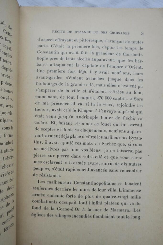 Croisade SCHLUMBERGER Récits de Byzance et des croisades 1917