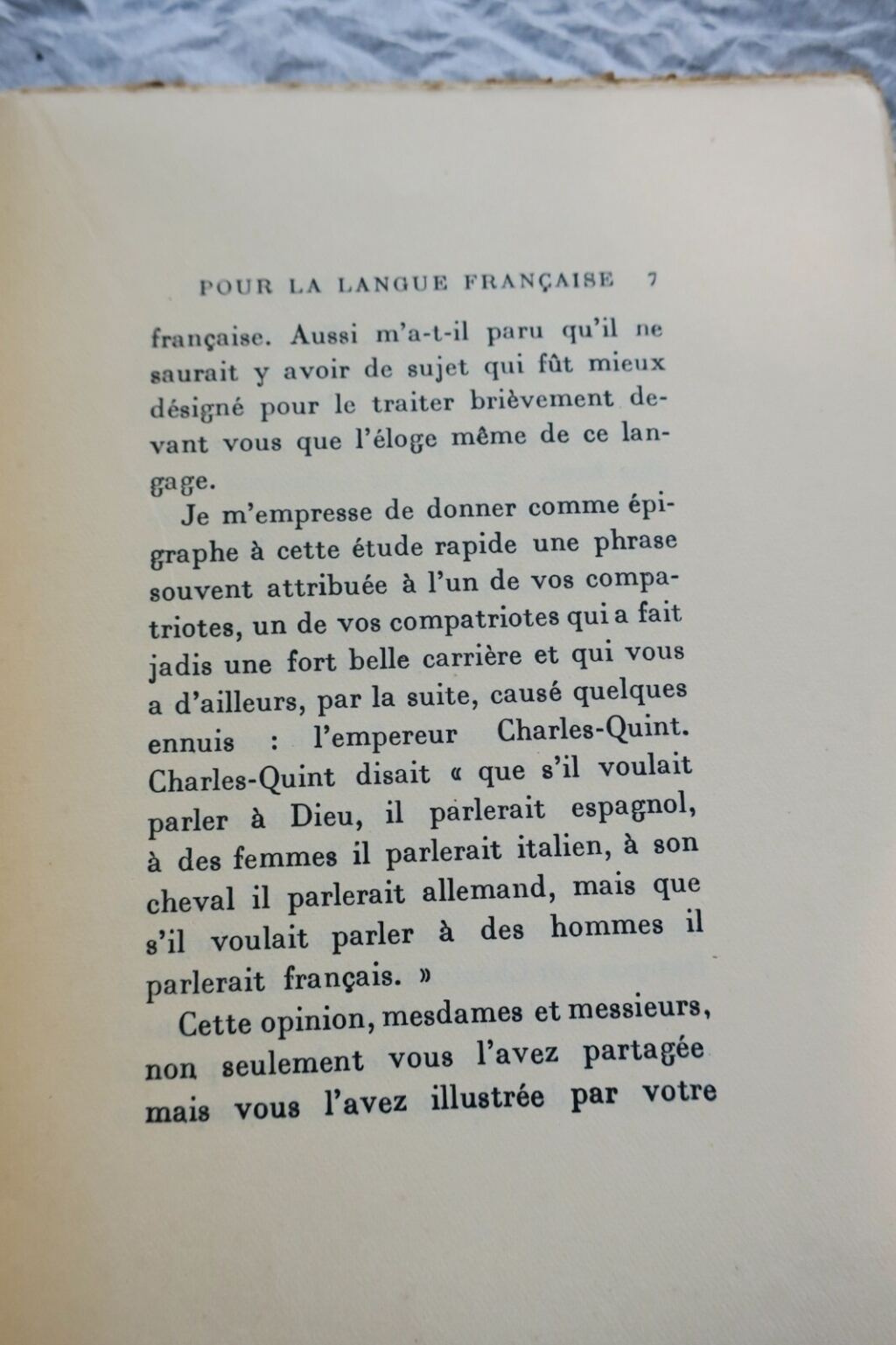 CROISSET - Dedication for French Language