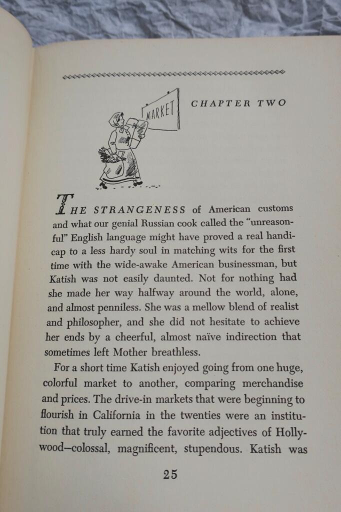 Cuisine Katish: Our Russian cook 1947
