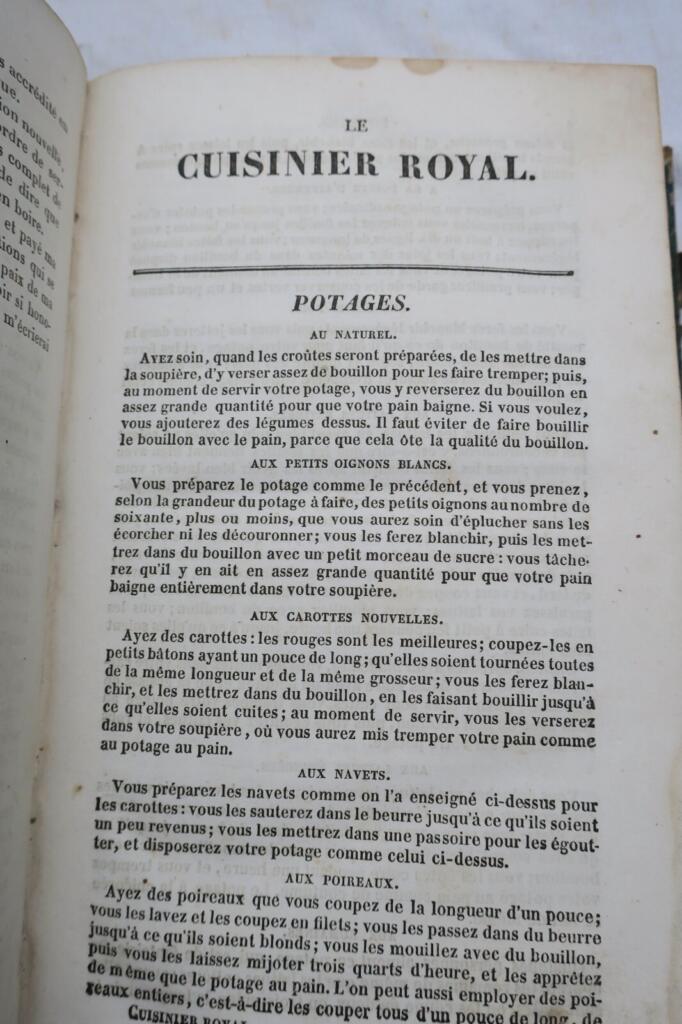 Classic French culinary guide with wine service
