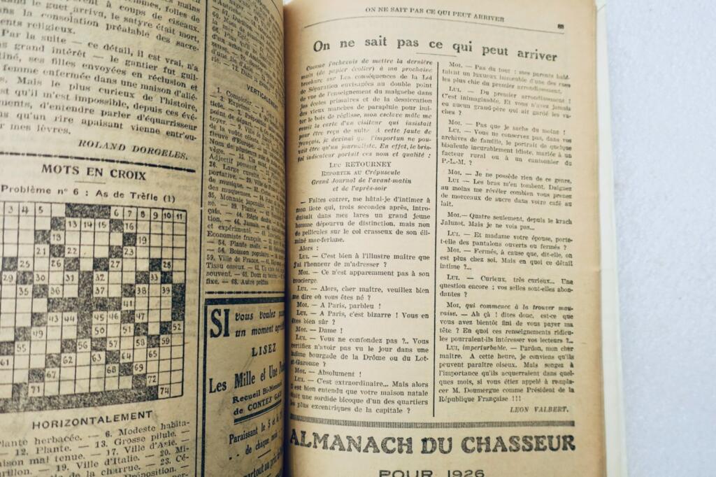 curiosa Almanach du Journal Amusant – 1926