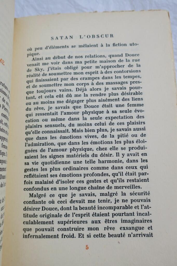 curiosa BOSSCHÈRE Jean de Satan l&rsquo;obscur