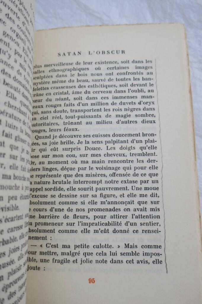 curiosa BOSSCHÈRE Jean de Satan l&rsquo;obscur