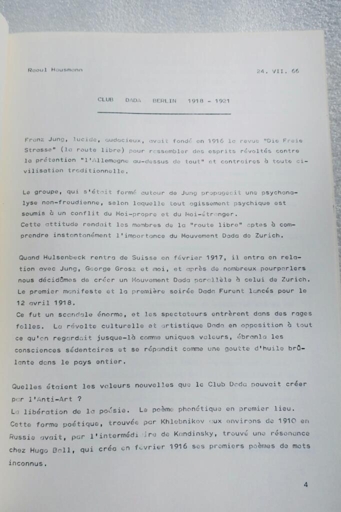 Dada Berlin 1916–1924 Musée d'art moderne de la ville de Paris 1974