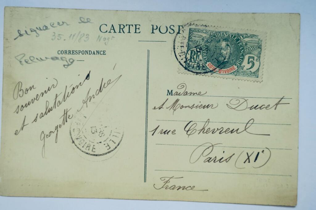 Dahomey und Porto-Novo Marktszene