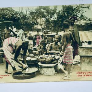 Dahomey porto-novo sur le marché 1913