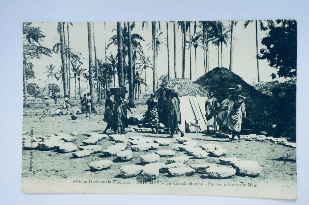 Marktszene von Dahomey 1910