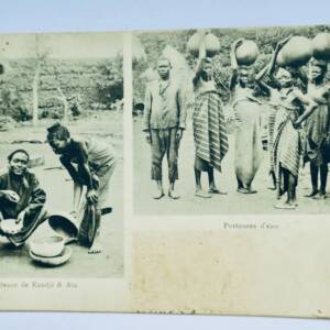 Dahomey Vendeuse de Kandji et Ata, Porteuses d'eau