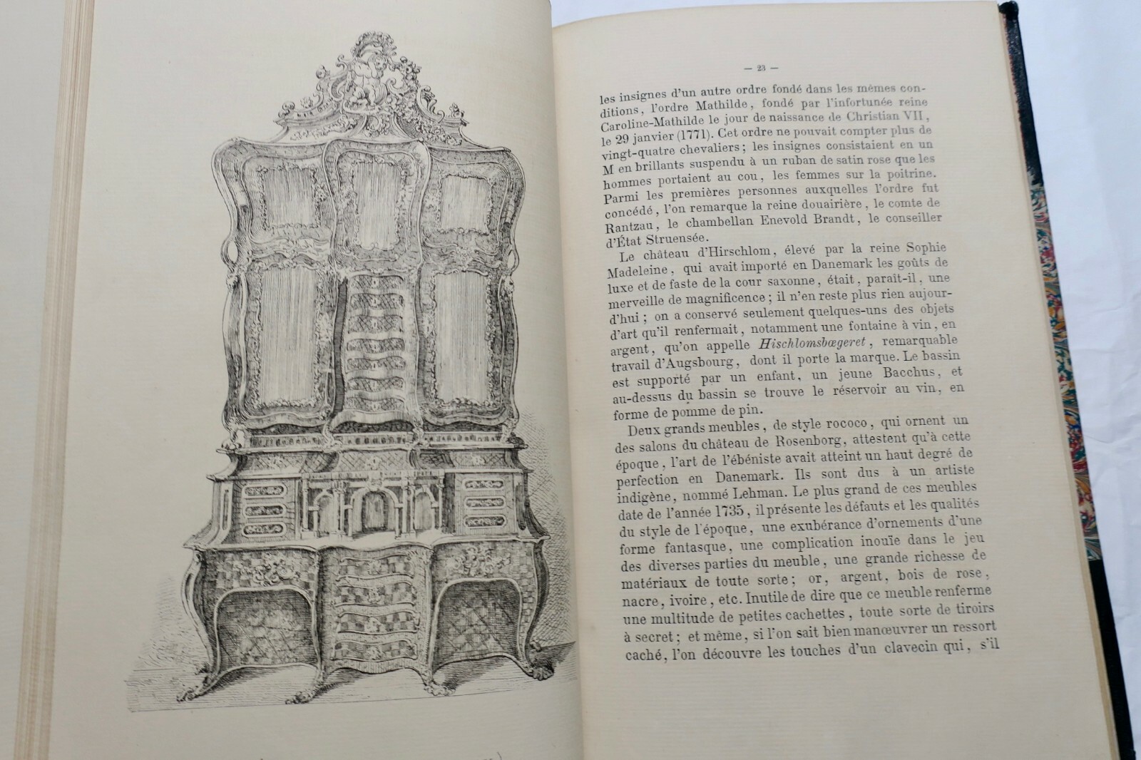 Danemark Château de Rosenborg en Danemark Petits Musées de Hollande 1879 – Image 6
