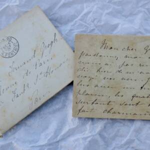 Autographed Letter to Poet Friend Fernand Gregh