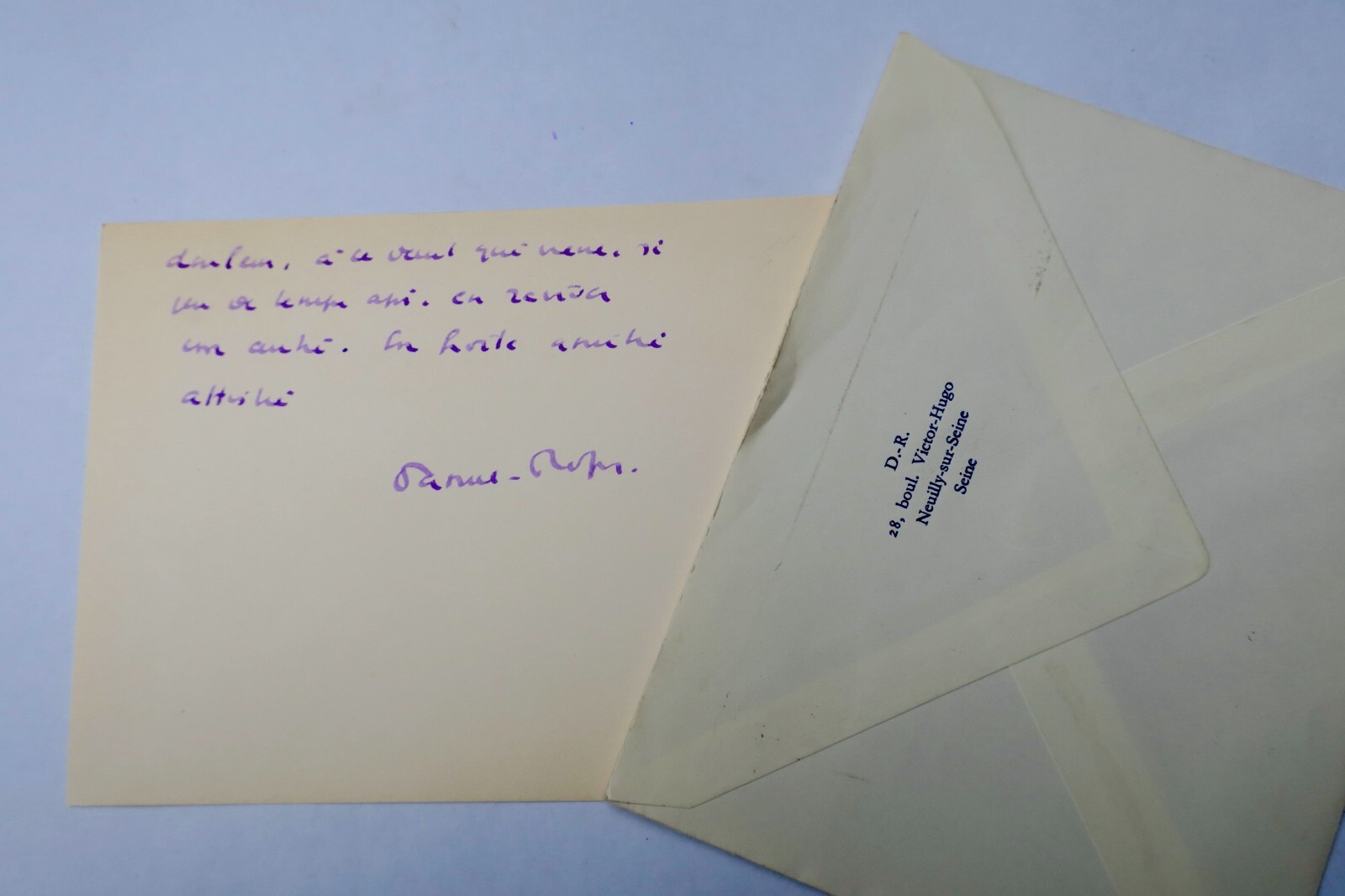 Daniel Rops lettre autographe manuscrite au poète F. Gregh - La Librairie Antique