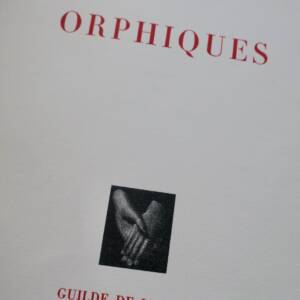 DANIEL-ROPS Orphiques. + envoi