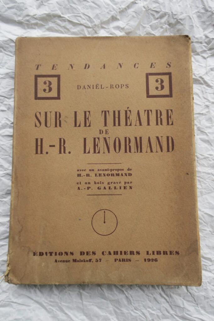 Kritische Studie über H.-R. Lenormands Theater