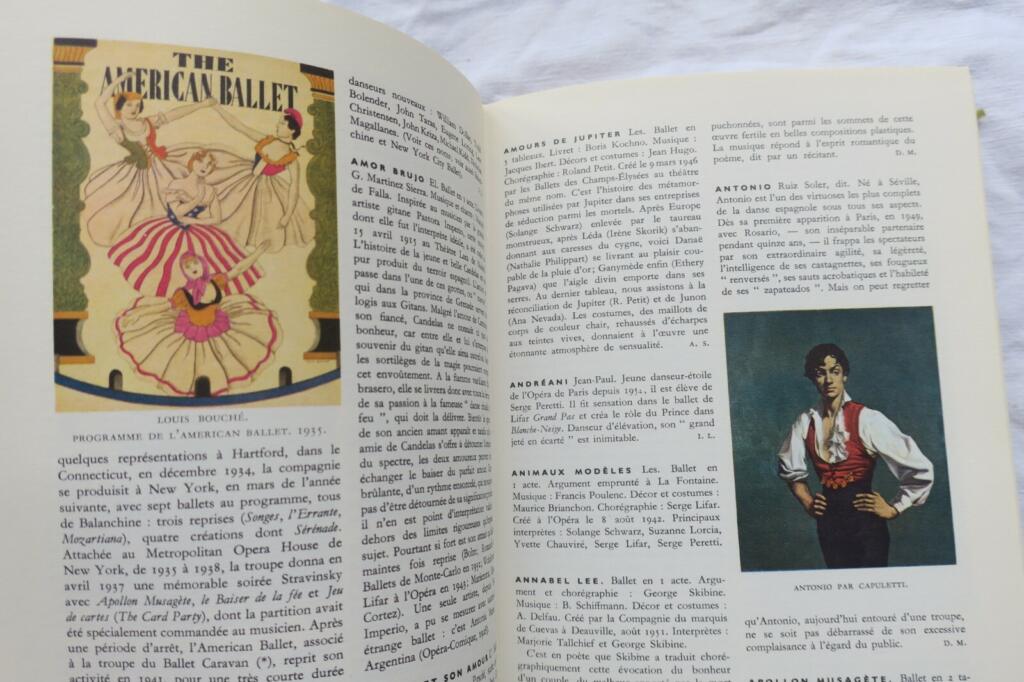 danse Dictionnaire du ballet moderne 1957
